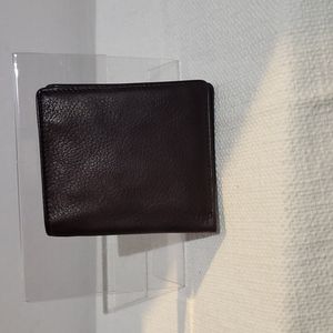 Overland Bifold Cashmere Leather Wallet, color Raisin